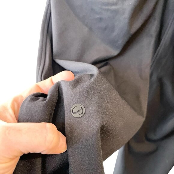 Crz Yoga Women's Stretch High Waisted Drawstring Active Golf Pants Size 10 Black - Picture 4 of 4